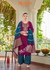 Mausam By Banwery 14KG Rayon With Heavy Embroidery Kurti With Plazo Dupatta Wholesale Market In Surat
